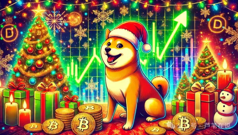 12月狗狗币或因圣诞老人反弹季节性涨价，有望破1美元