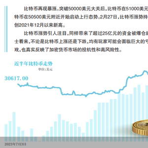 比特币暴涨突破57000美元大关，2024年市场再现高风险投机狂潮