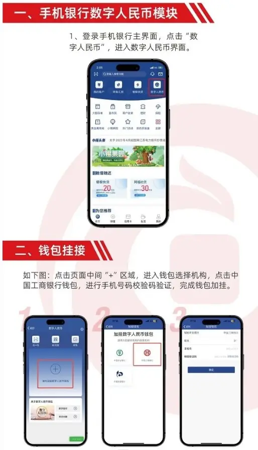数字货币怎么开通_绑定银行卡数字人民币操作_数字人民币个人钱包开立流程